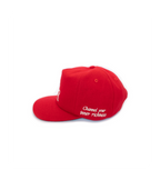 RED STAPLE CAP